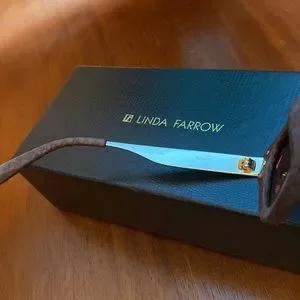 Brand new Linda Farrow snakeskin sunglasses in its original box. Linda Farrow | Accessories | Brand New Linda Farrow  main image 3